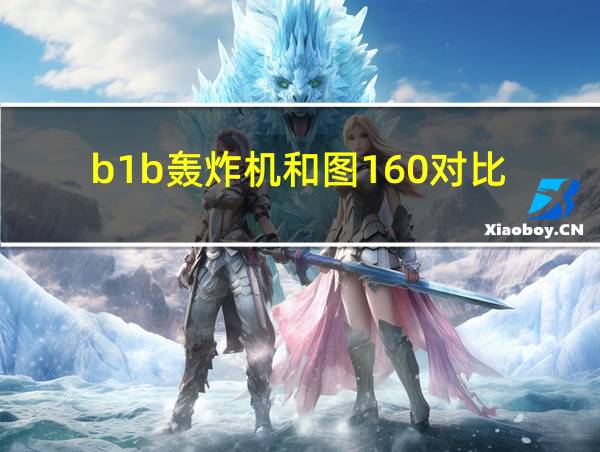 b1b轰炸机和图160对比的相关图片