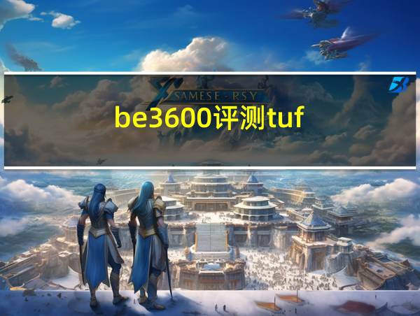 be3600评测tuf的相关图片