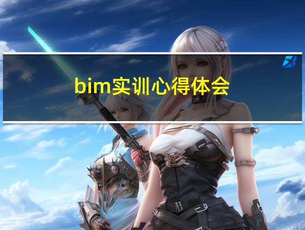 bim实训心得体会的相关图片