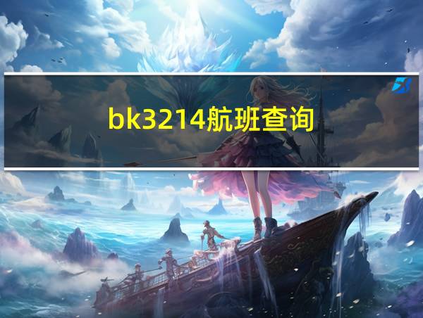 bk3214航班查询的相关图片