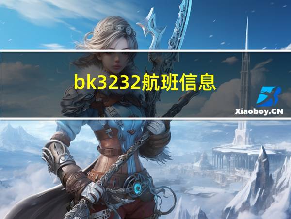 bk3232航班信息的相关图片