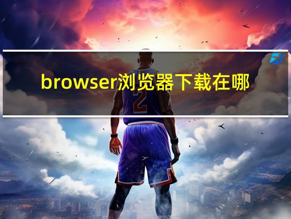 browser浏览器下载在哪的相关图片