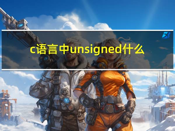 c语言中unsigned什么意思的相关图片