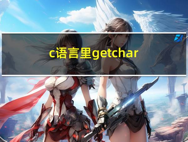 c语言里getchar的相关图片