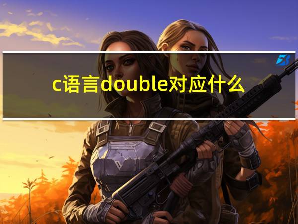 c语言double对应什么的相关图片