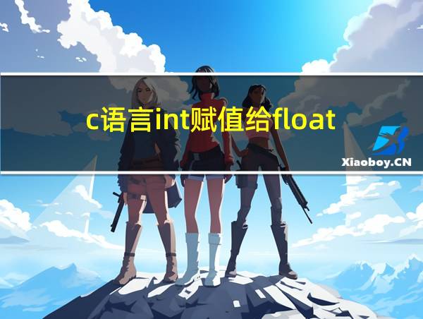 c语言int赋值给float的相关图片