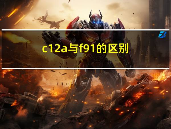 c12a与f91的区别的相关图片