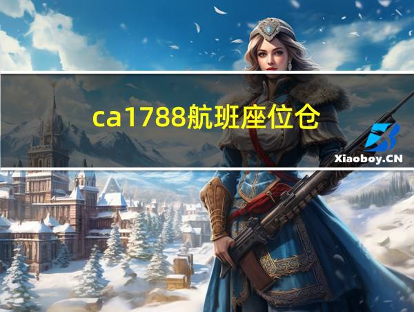 ca1788航班座位仓的相关图片