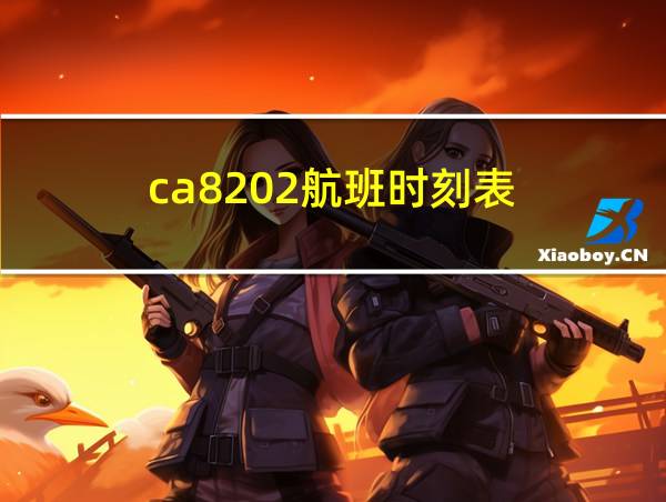 ca8202航班时刻表的相关图片