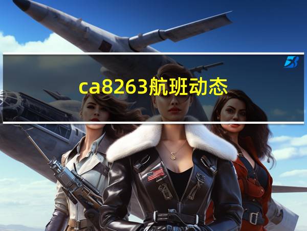 ca8263航班动态的相关图片