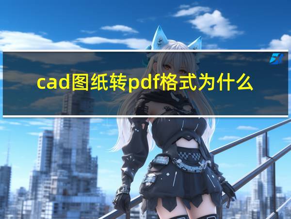 cad图纸转pdf格式为什么有的字不显示的相关图片