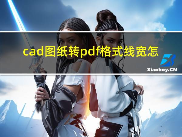 cad图纸转pdf格式线宽怎么设置的相关图片