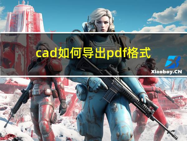 cad如何导出pdf格式的相关图片