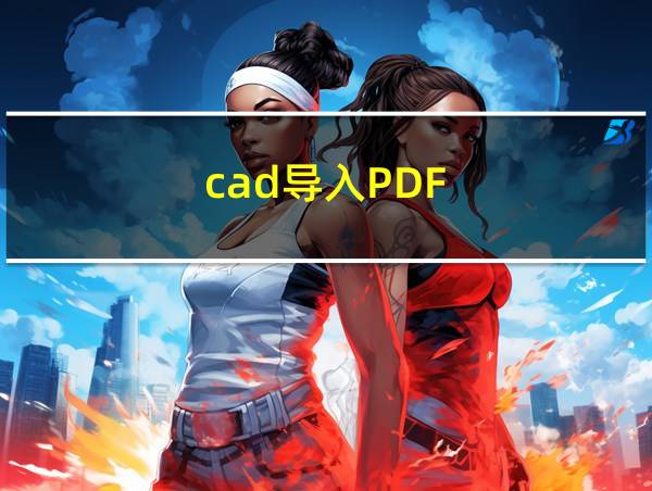 cad导入PDF的相关图片