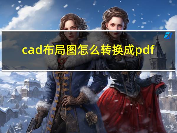 cad布局图怎么转换成pdf的相关图片