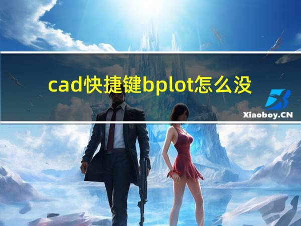 cad快捷键bplot怎么没有了的相关图片