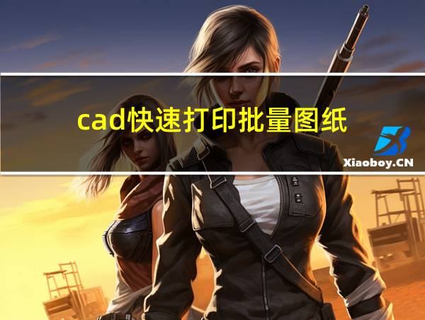 cad快速打印批量图纸的相关图片