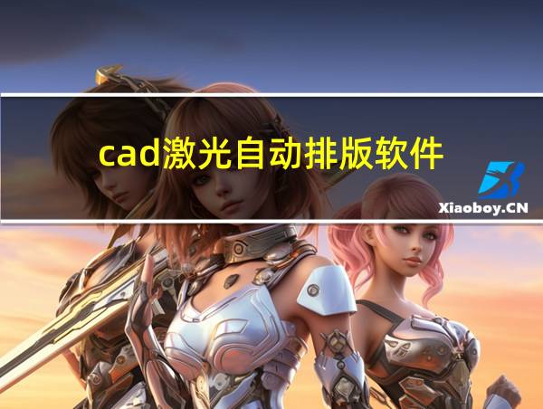 cad激光自动排版软件的相关图片