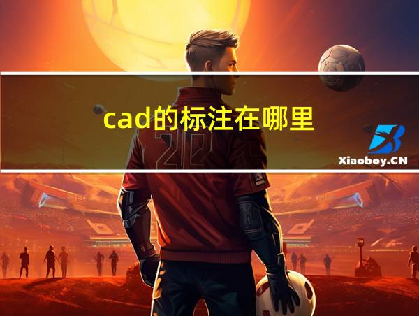 cad的标注在哪里的相关图片