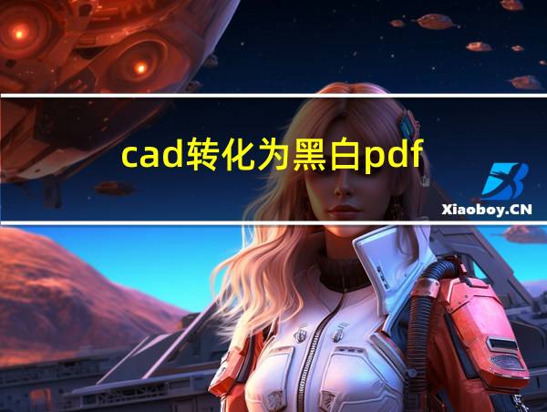 cad转化为黑白pdf的相关图片