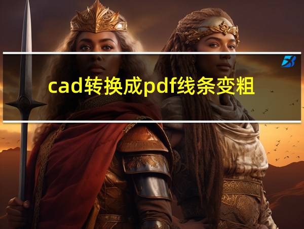 cad转换成pdf线条变粗的相关图片