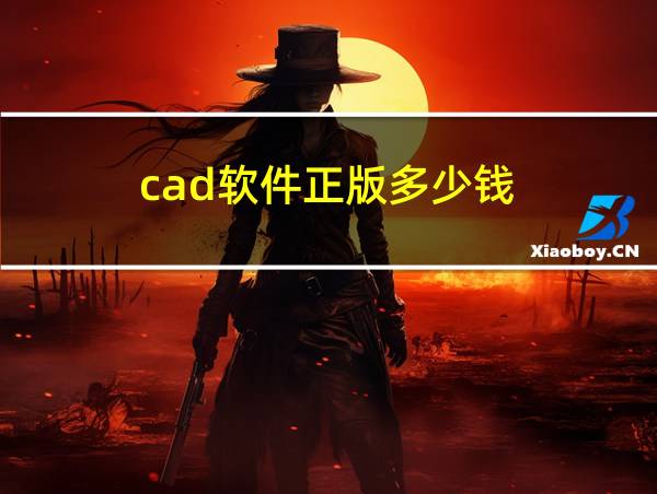 cad软件正版多少钱的相关图片