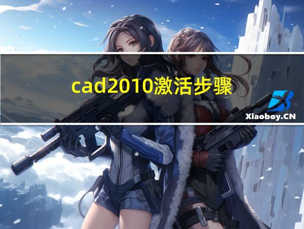 cad2010激活步骤的相关图片