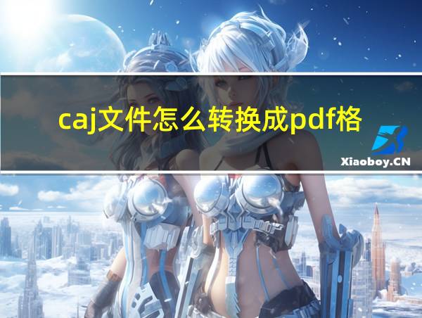 caj文件怎么转换成pdf格式工厂的相关图片