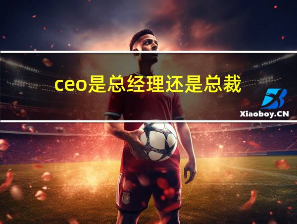 ceo是总经理还是总裁的相关图片