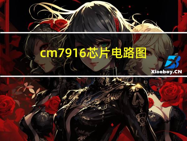 cm7916芯片电路图的相关图片