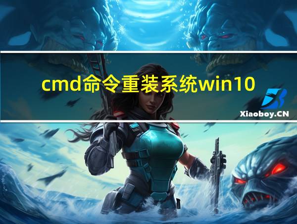 cmd命令重装系统win10的相关图片