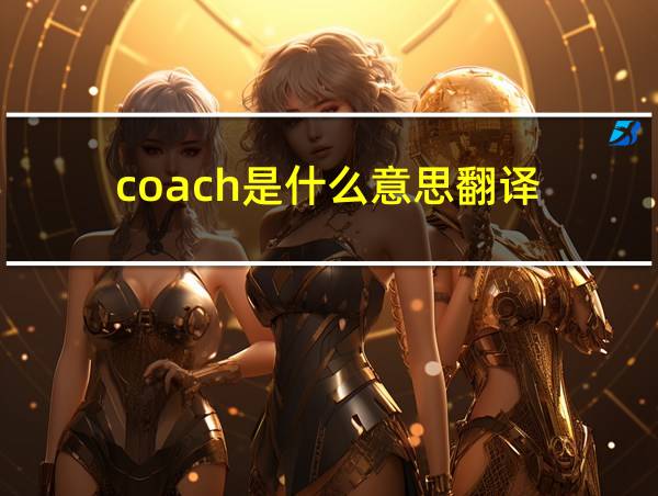 coach是什么意思翻译的相关图片