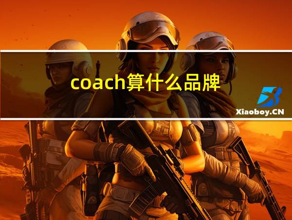 coach算什么品牌的相关图片