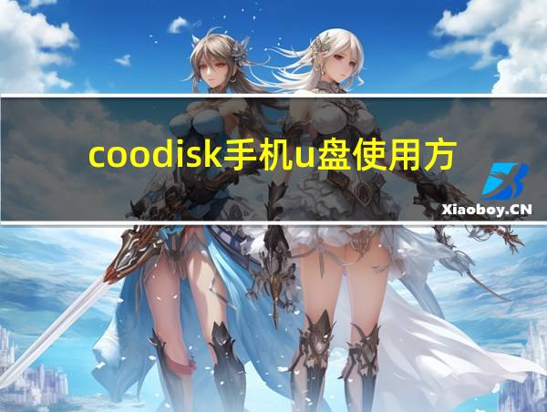 coodisk手机u盘使用方法的相关图片