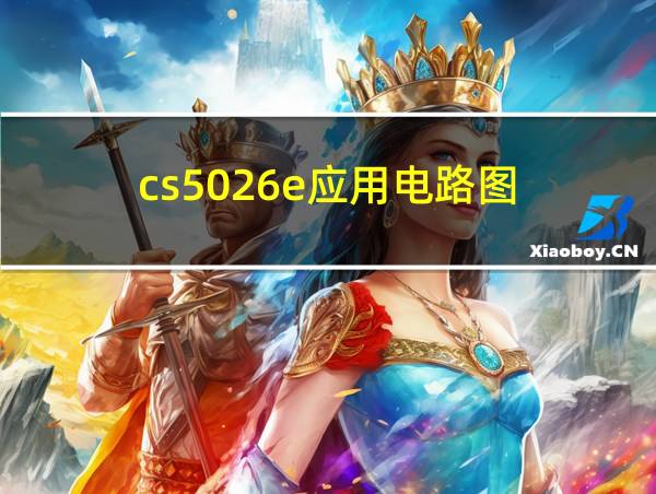 cs5026e应用电路图的相关图片