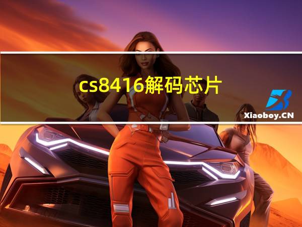 cs8416解码芯片的相关图片