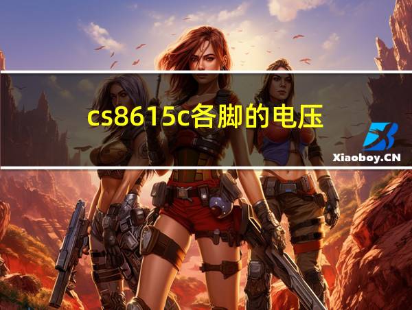 cs8615c各脚的电压的相关图片