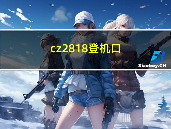 cz2818登机口的相关图片