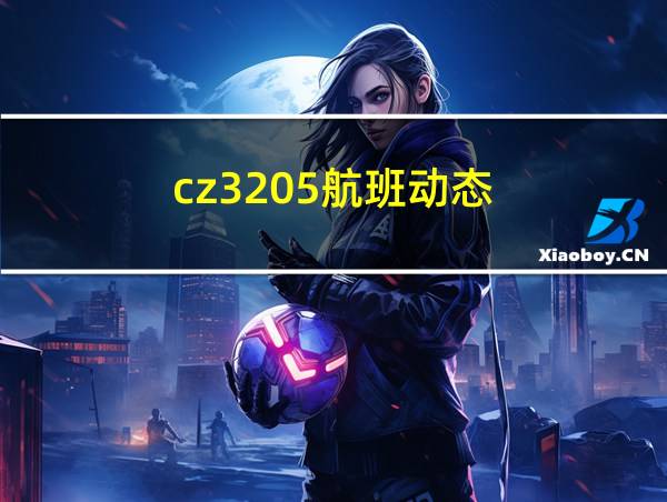 cz3205航班动态的相关图片