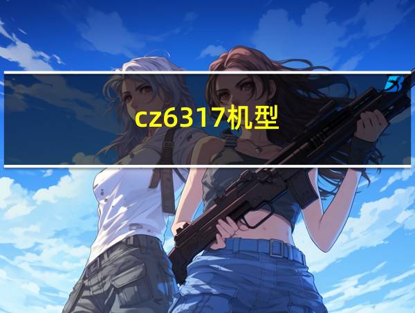 cz6317机型的相关图片