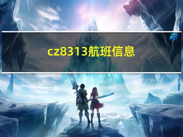 cz8313航班信息的相关图片