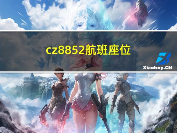 cz8852航班座位的相关图片