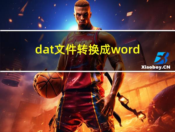 dat文件转换成word的相关图片