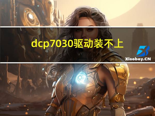 dcp7030驱动装不上的相关图片