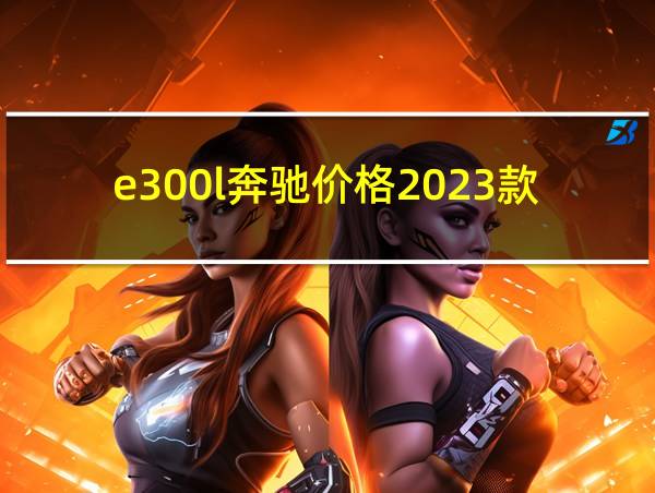 e300l奔驰价格2023款的相关图片