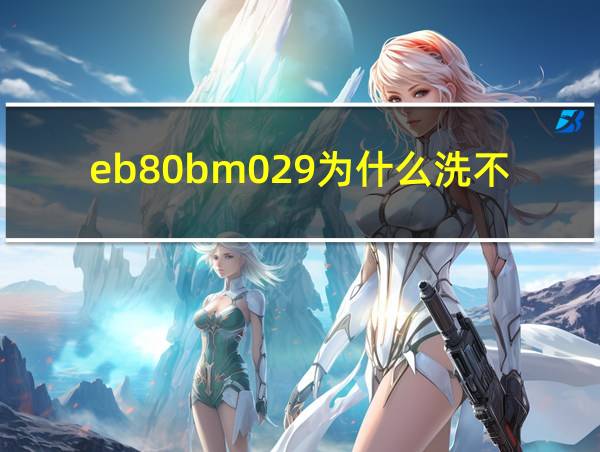 eb80bm029为什么洗不动衣服的相关图片