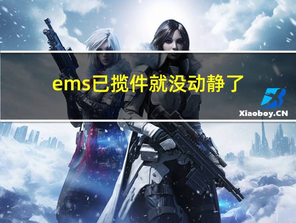 ems已揽件就没动静了的相关图片