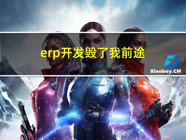 erp开发毁了我前途的相关图片