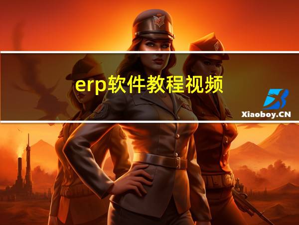 erp软件教程视频的相关图片