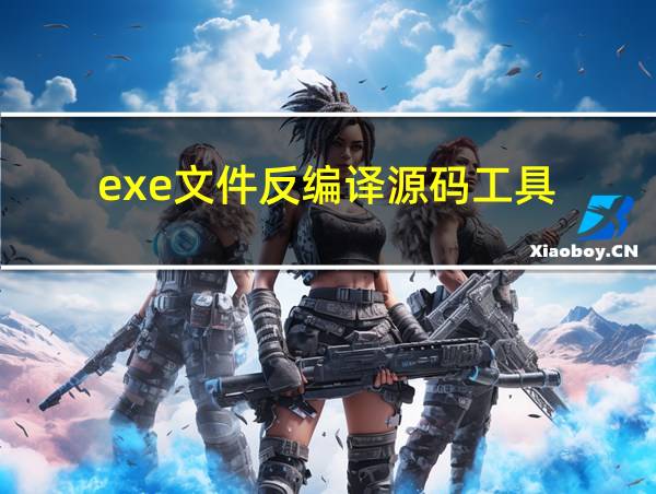 exe文件反编译源码工具的相关图片